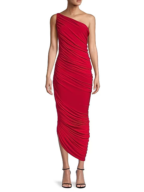 Diana Ruched One-Shoulder Gown | Saks Fifth Avenue