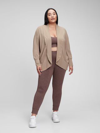 LENZING&#x26;#153 Modal GapFit Wrap-Front Cardigan | Gap (US)