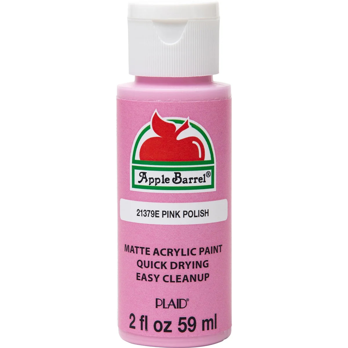 Apple Barrel 2oz Acrylic Paint Pink Polish | Walmart (US)