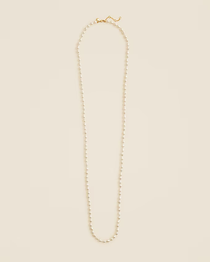 Long faux-pearl necklace | J. Crew US
