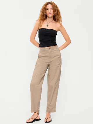 High-Waisted OGC Chino Tapered Straight Pants | Old Navy (US)