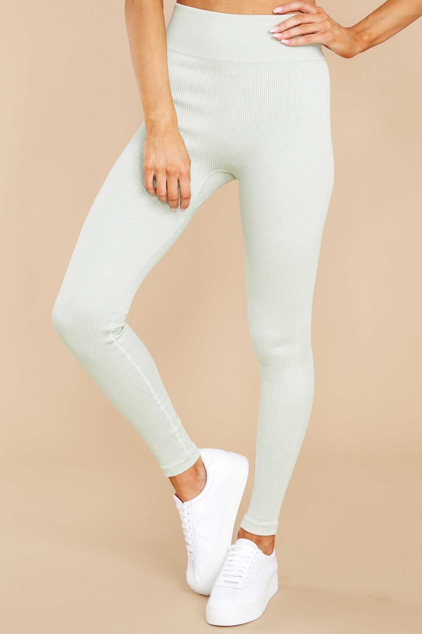 Feel The Flow Mint Leggings | Red Dress 