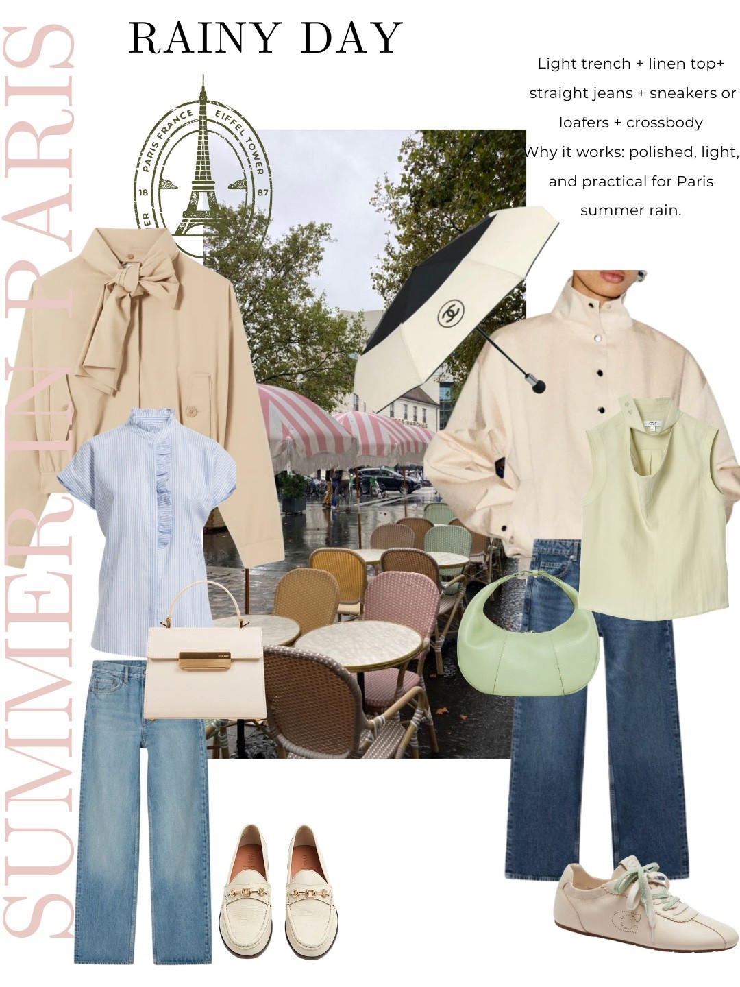 what to wear in paris in summer - paris summer outfits 