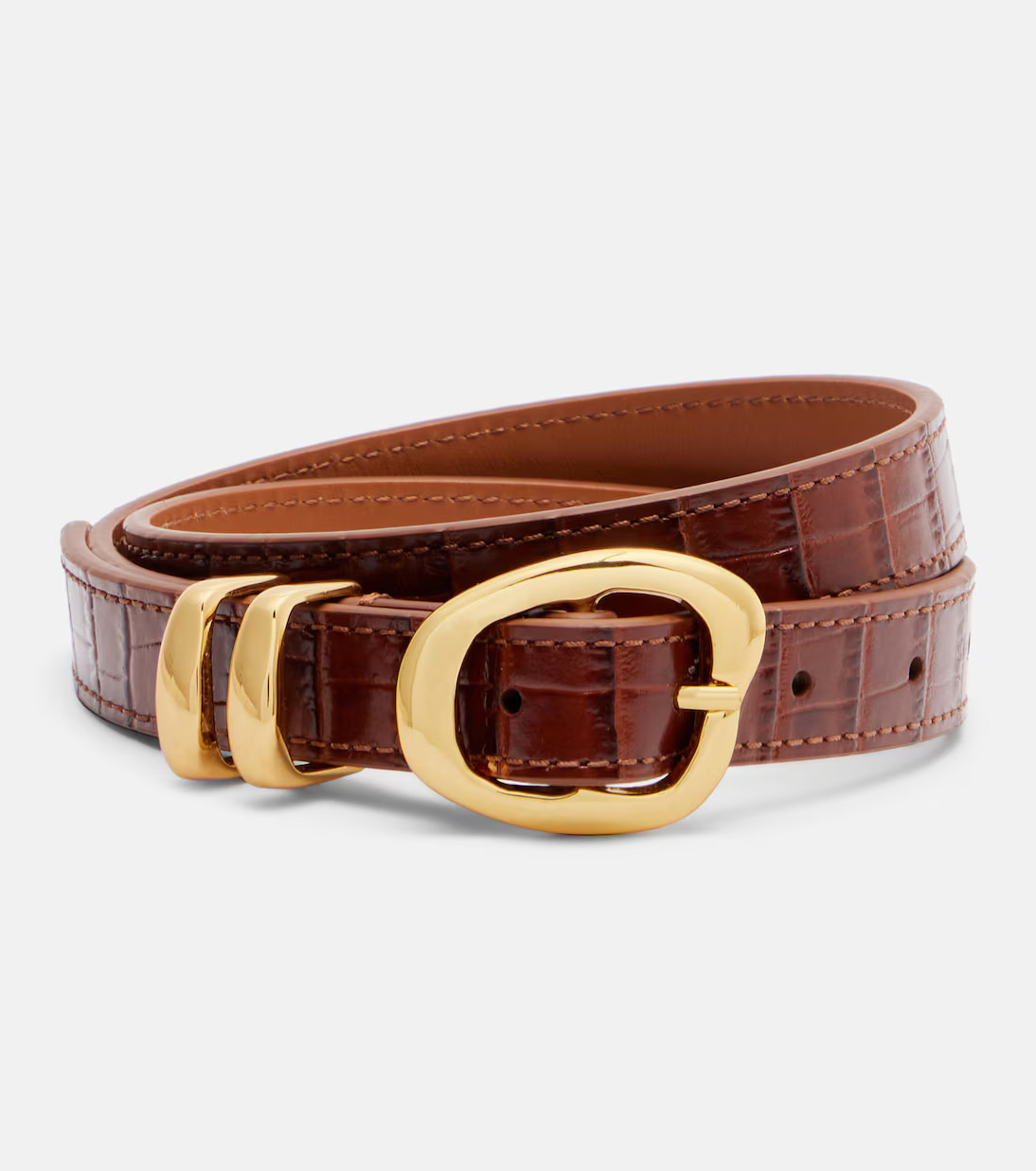 Tugela croc-effect leather belt | Mytheresa (UK)