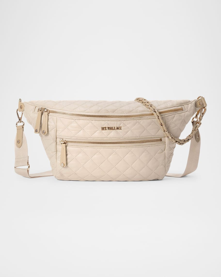 MZ WALLACE Crosby Sling Quilted Crossbody Bag | Neiman Marcus