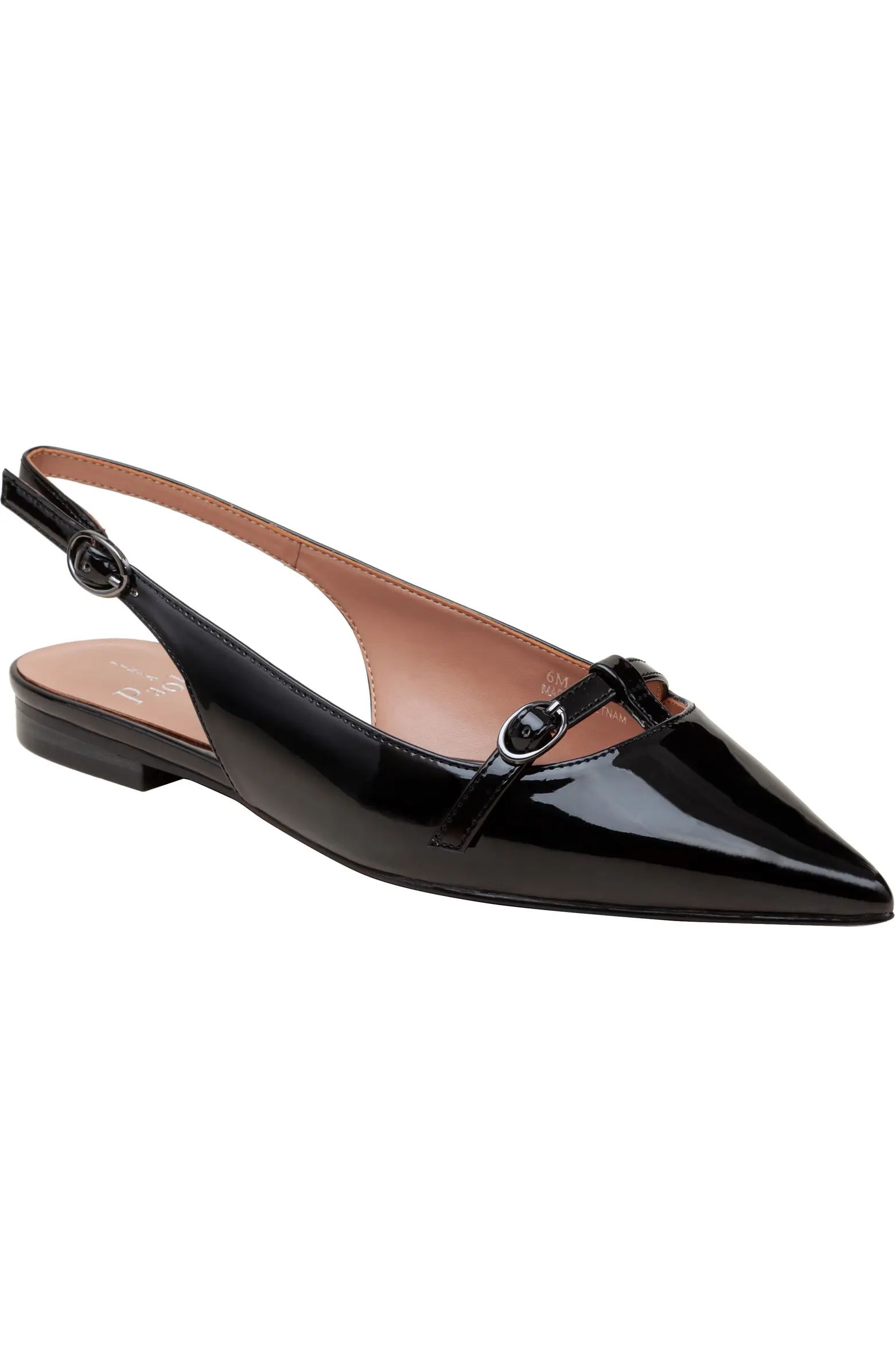 Celina Pointed Toe Slingback Flat (Women) | Nordstrom