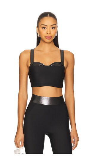 Heroine Sport Lina Sports Bra in Black. - size M | Revolve Clothing (Global)