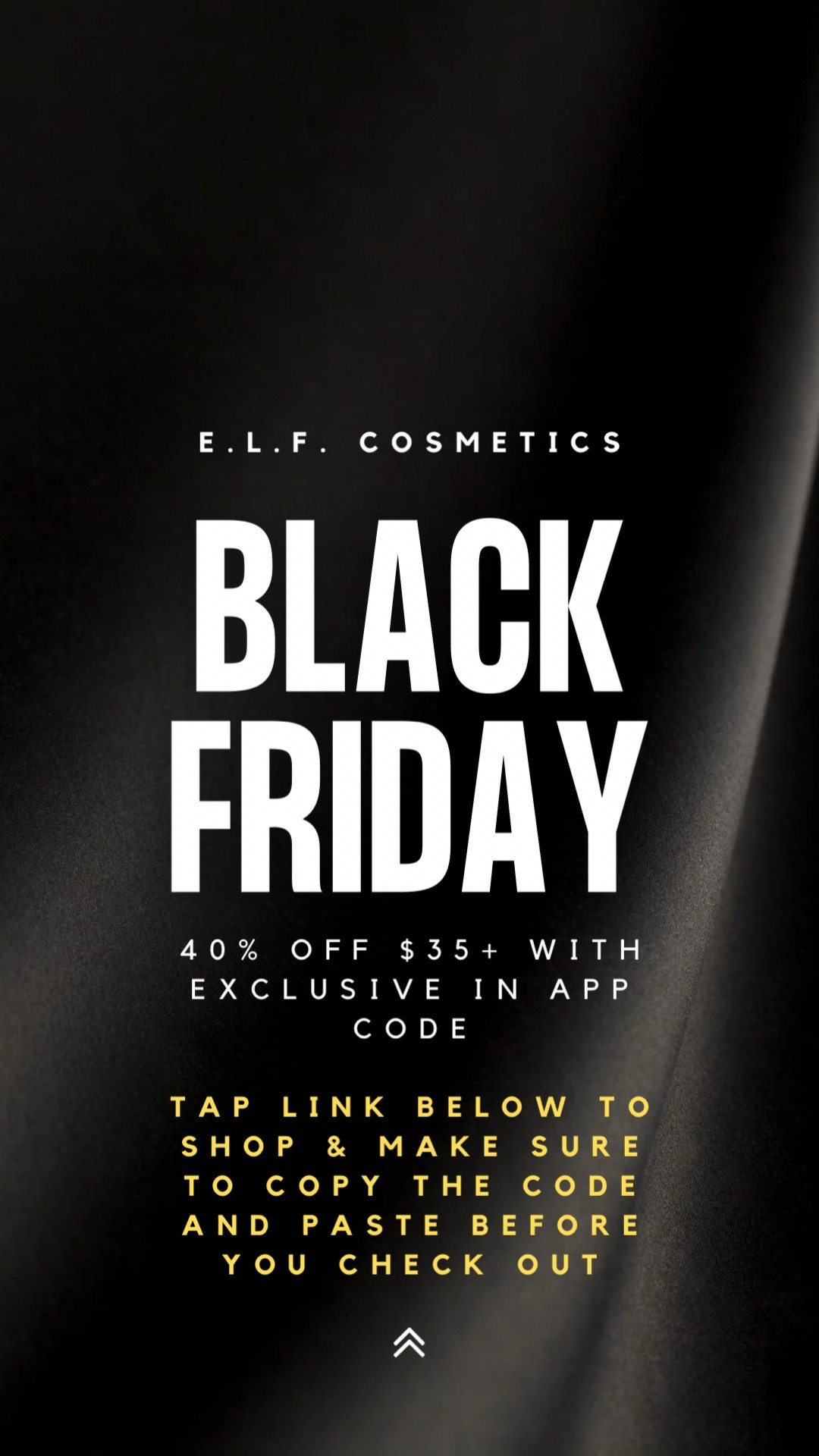 Tap link below and copy code and paste before you checkout! 

Makeup, Black Friday, cosmetics 

#LTKFindsUnder50 #LTKCyberWeek #LTKSaleAlert