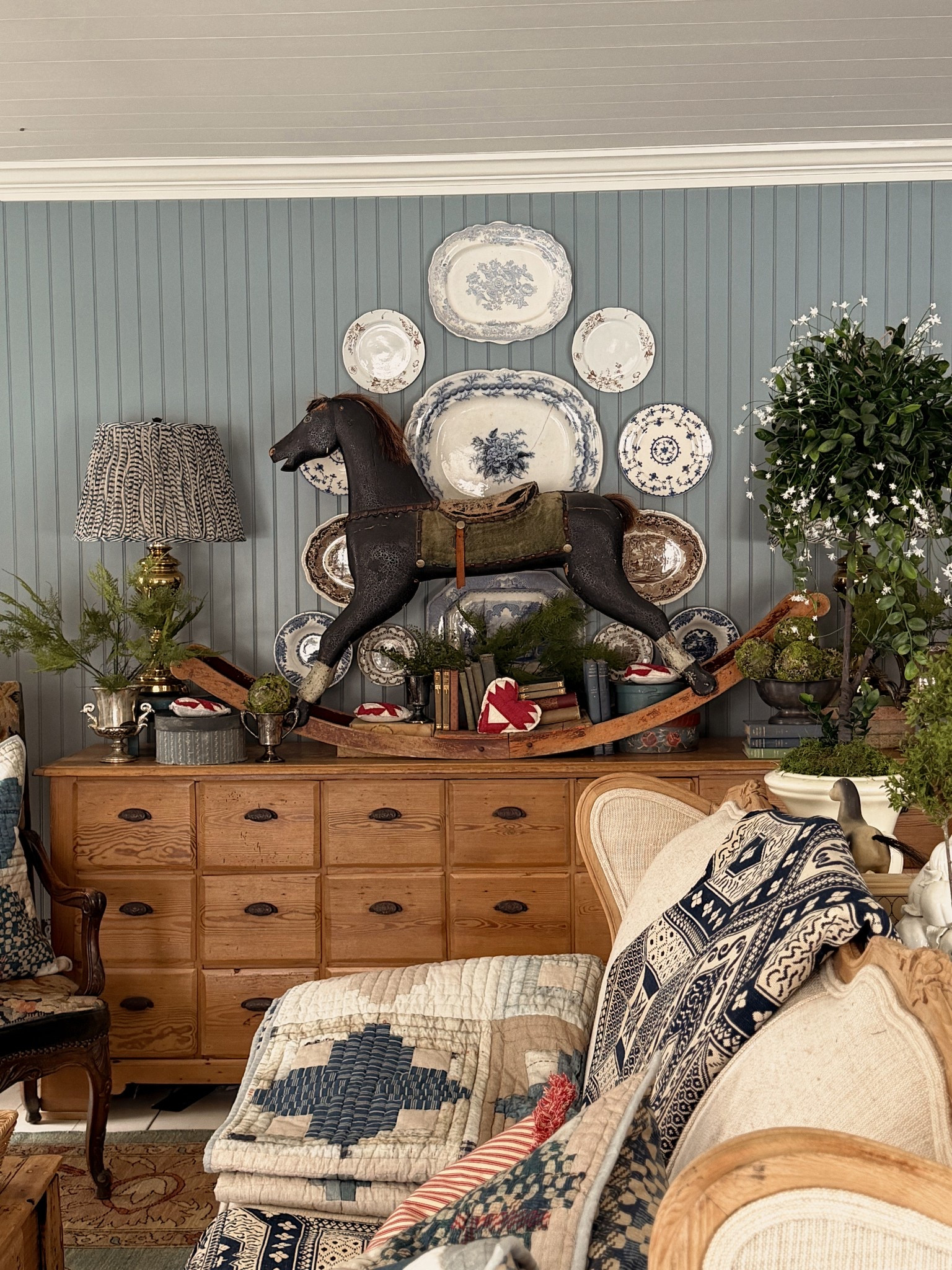 Cozy cottage antiques as seen on @lizmariegalvan on instagram today. 

#LTKHome #LTKSeasonal #LTKValentine