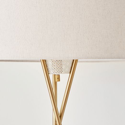 Mid-Century Tripod Floor Lamp (66") | West Elm (US)