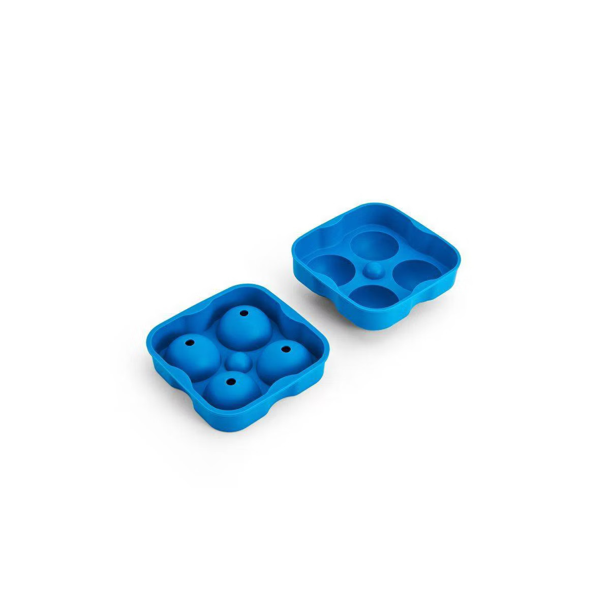 Houdini Ice Sphere Tray: Silicone Whiskey Ice Mold, Reusable  Dishwasher Safe, Turquoise Blue, 4 ... | Target