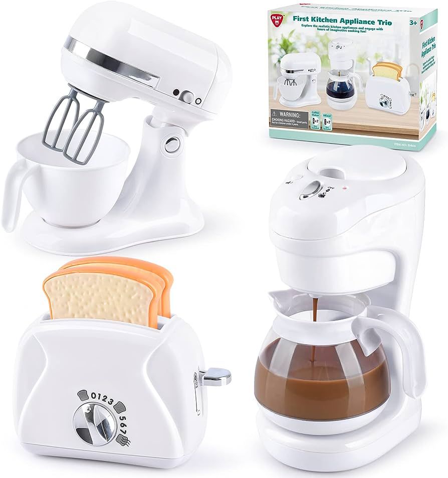 Kitchen Appliances Toys, Kids Play Kitchen Accessories Set,Pretend Kitchen Toys for Kids Ages 4-8... | Amazon (US)