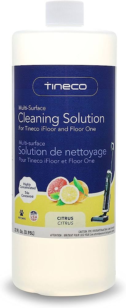Tineco Multi-Surface Cleaning Solution 32Fl oz (0.95L) for Floor Cleaners, Citrus (9FWWS100700) | Amazon (US)
