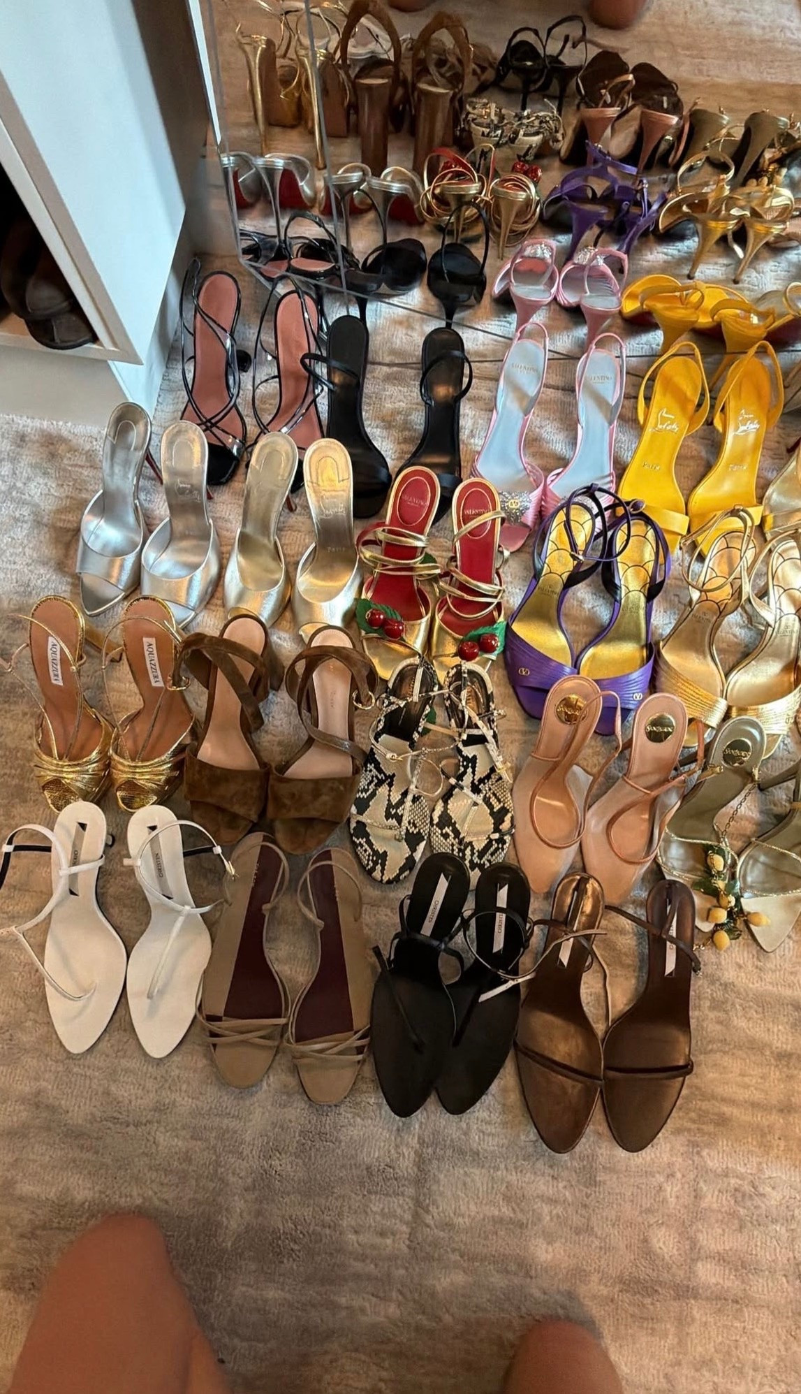 Packing up heels for the summer