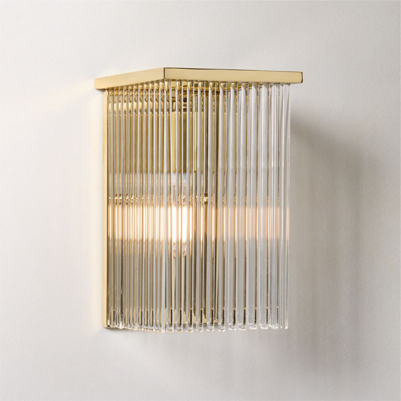 Stellar Glass Wall Sconce 8" + Reviews | CB2 | CB2
