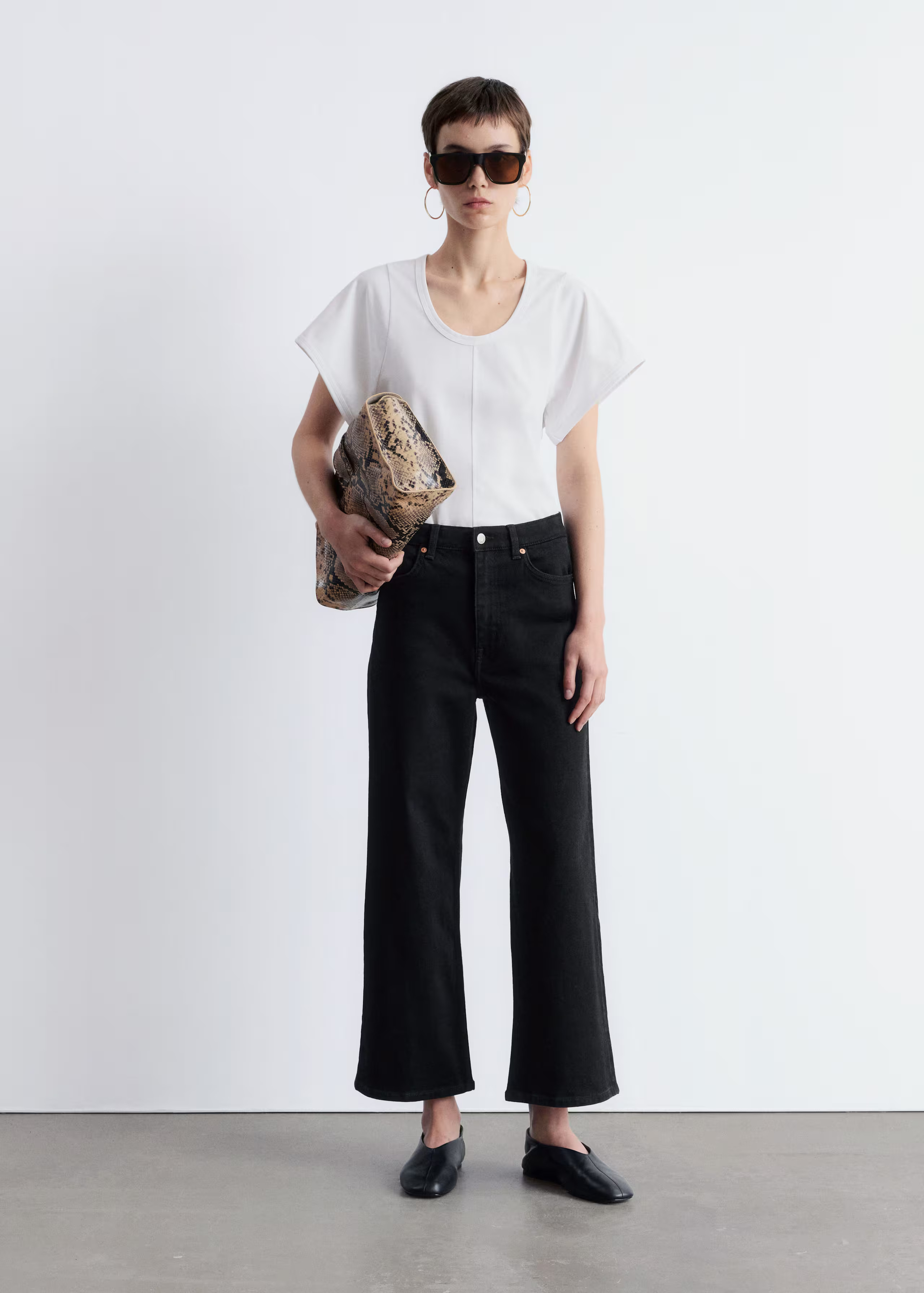 Cropped Wide-Leg Jeans | & Other Stories UK