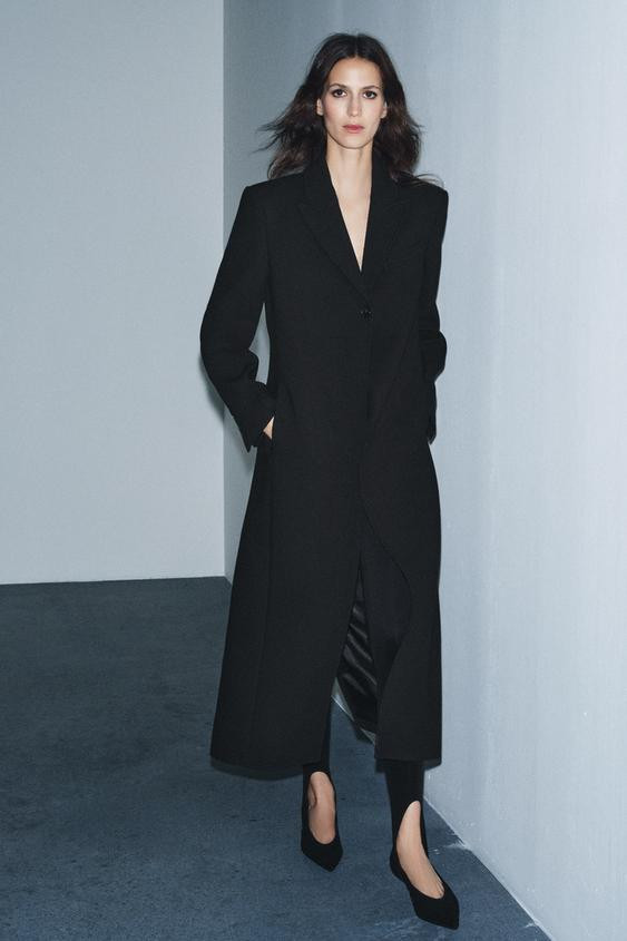 ZW COLLECTION FITTED BUTTON COAT | Zara UK