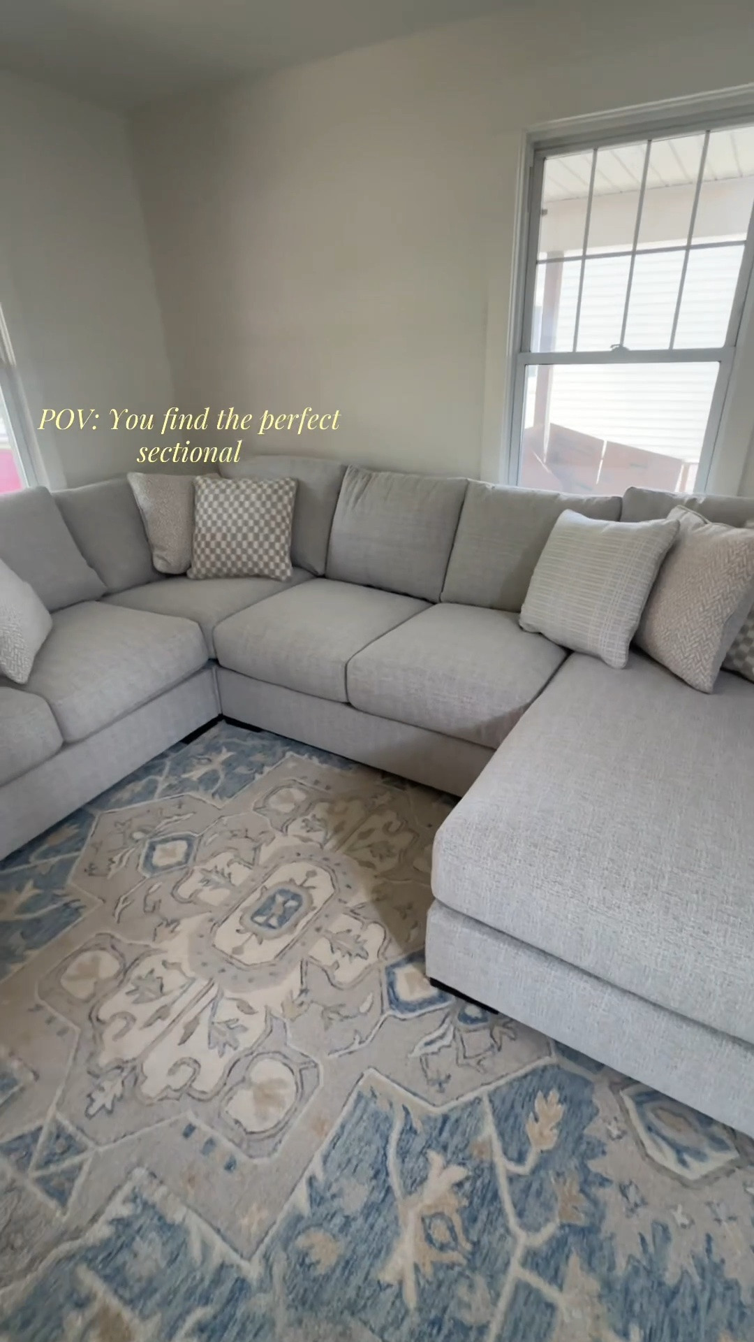 Ashley Furniture Larce 4-Piece Next-Gen Nuvella™ Performance Fabric Sectional with Chaise
Ralph Lauren 
Wool/Cotton Hand-Tufted Area Rug

#LTKdayinmylife #LTKHome #LTKSaleAlert