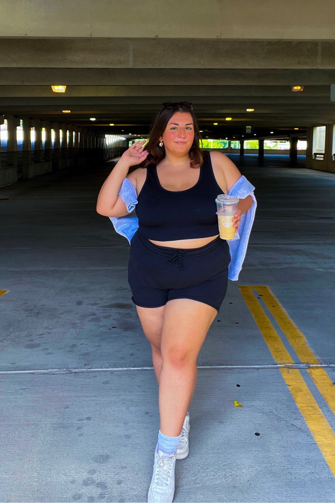 simple, neutral, comfy outfit! 🤍

black shorts, black crop top, crewneck outfit, grey crewneck, oversized crewneck, plus size shorts, plus size crop top, plus size bralette, plus size crewneck, nike shoes


#LTKstyletip #LTKunder100 #LTKcurves