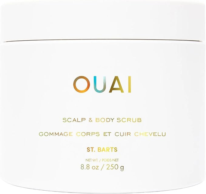 Ouai Scalp & Body Scrub, St. Barts - Foaming Coconut Oil Sugar Scrub & Gentle Scalp Exfoliator Cl... | Amazon (UK)