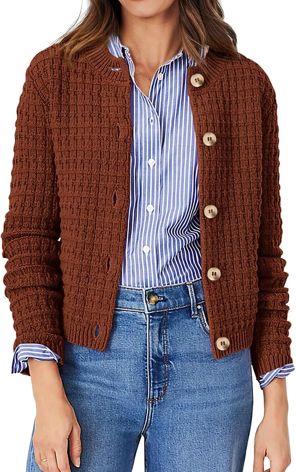PRETTYGARDEN Women's Fall Lightweight Cardigan Sweaters | Amazon (US)