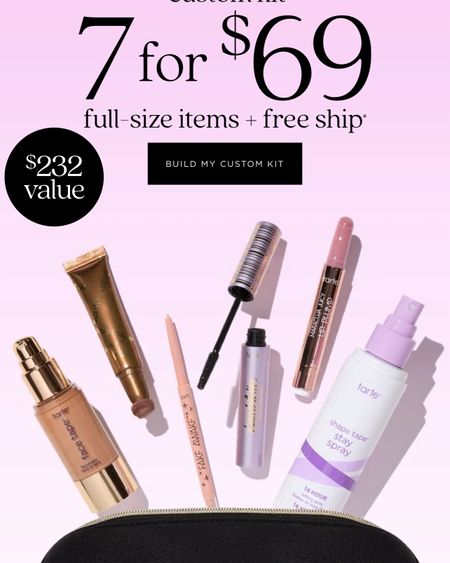 Sale 
7 full sized products for $69

Tarte  custom kits
You pick the items you want and need..

Slide to see how I save $151 and what 7 items I picked for $69 

Hurry this deal doesn’t last long 

Great gift idea

#LTKBeauty #LTKSaleAlert #LTKGiftGuide