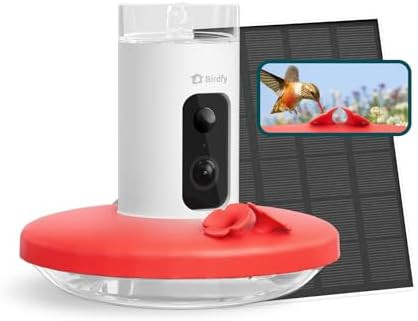 Birdfy Smart Hummingbird Feeder with Camera, Auto Detect Record Bird Video, Instant Notification,... | Amazon (US)