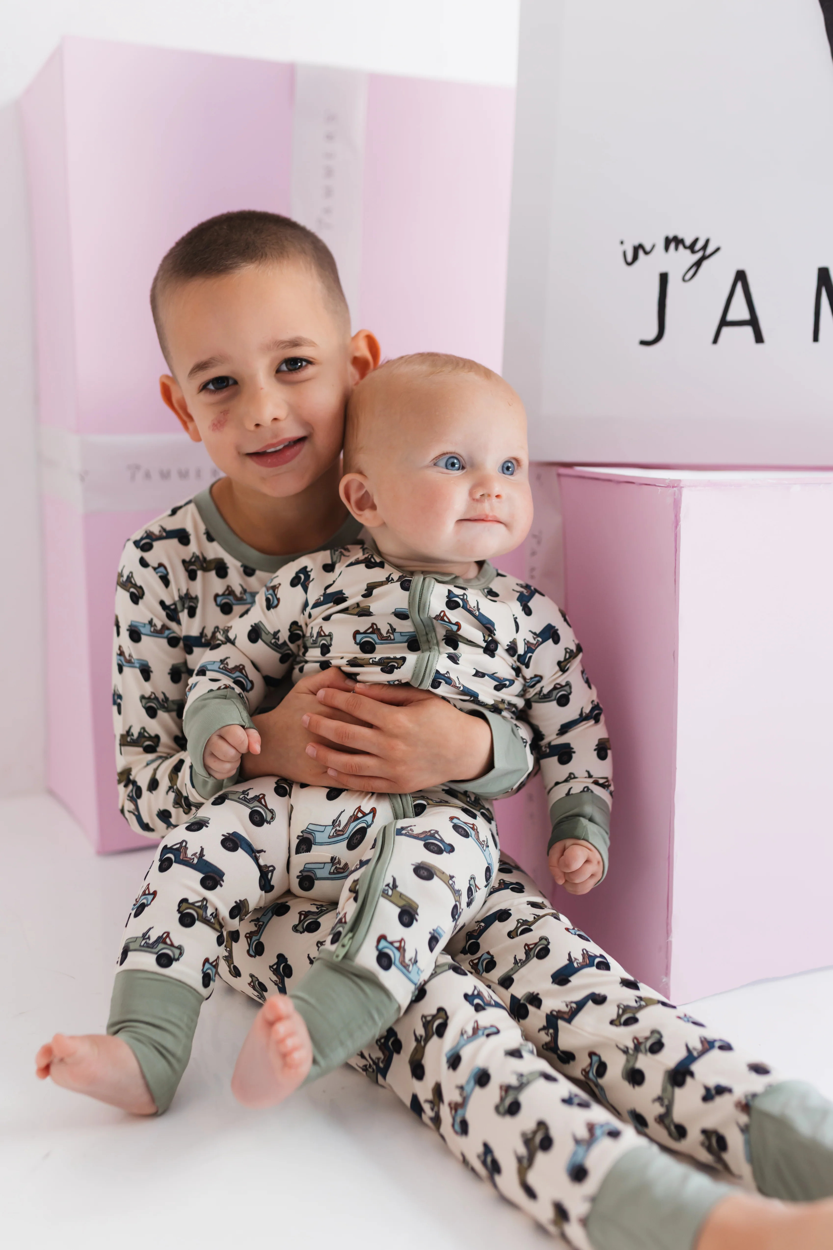 Jeep Beep Beep Zipper Romper | In My Jammers