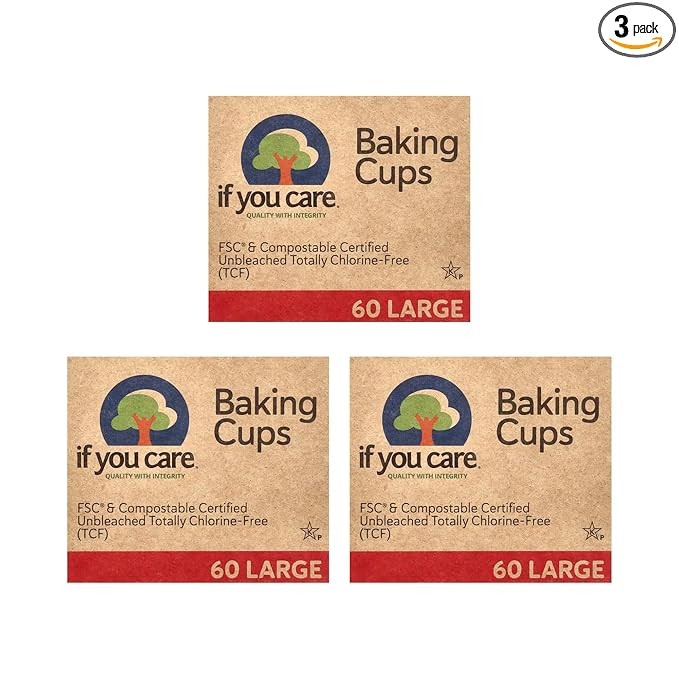 If You Care Unbleached Large Baking Cups, 60 ct, 3 pk | Amazon (US)