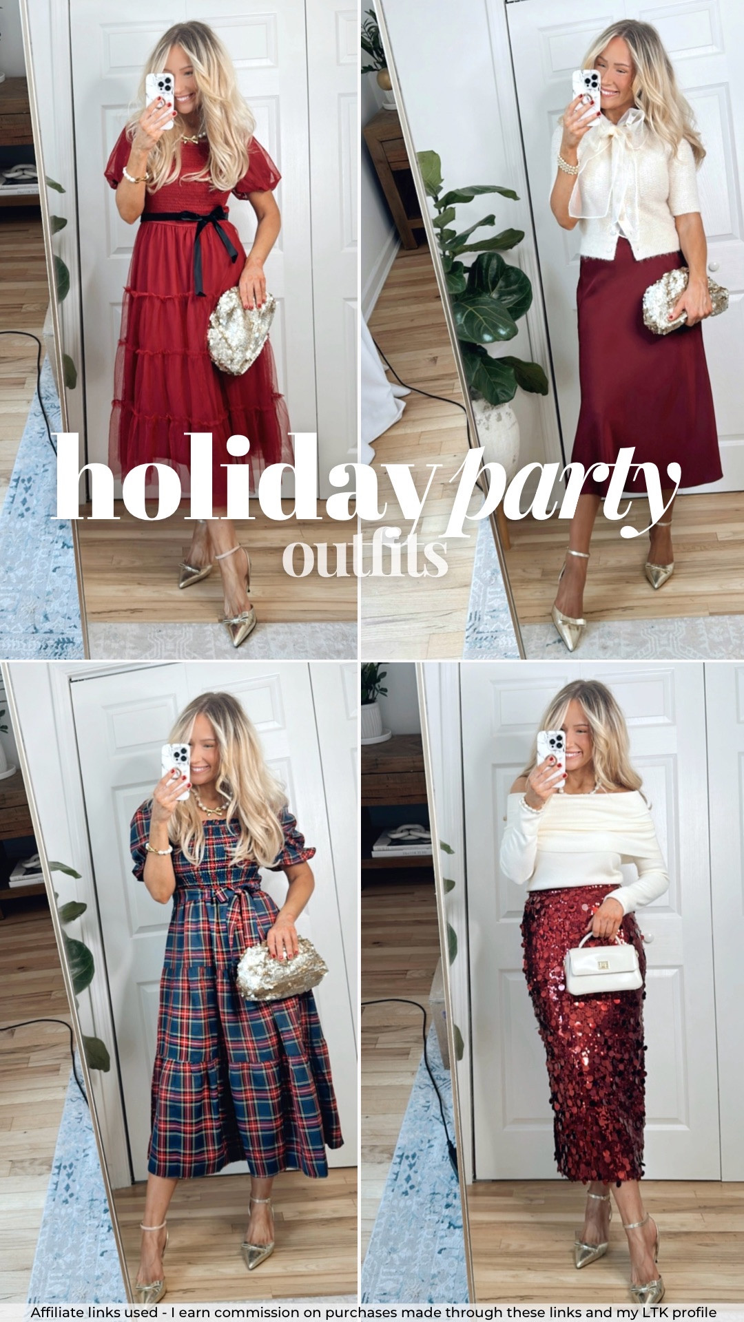 Holiday party outfits 

Amazon holiday dress
Amazon sequin skirt
Amazon tartan dress 

#LTKHoliday