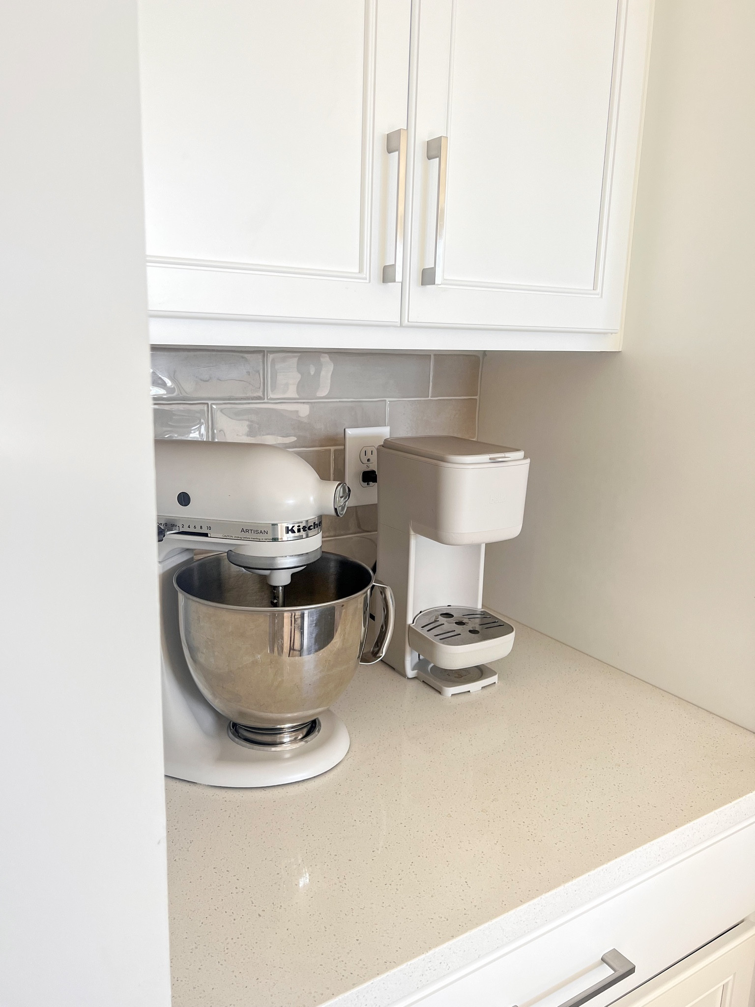 If it’s a practical beige kitchen appliance that will be used everyday, I’m buying it. 🤍 #kitchenaid #beige #coffeemaker #coffee #kitchencounter #kitchenmusthaves 

#LTKGiftGuide #LTKHome #LTKFamily
