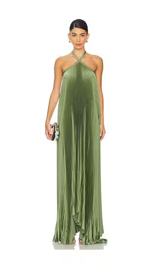 Deesse Gown in Moss | Revolve Clothing (Global)