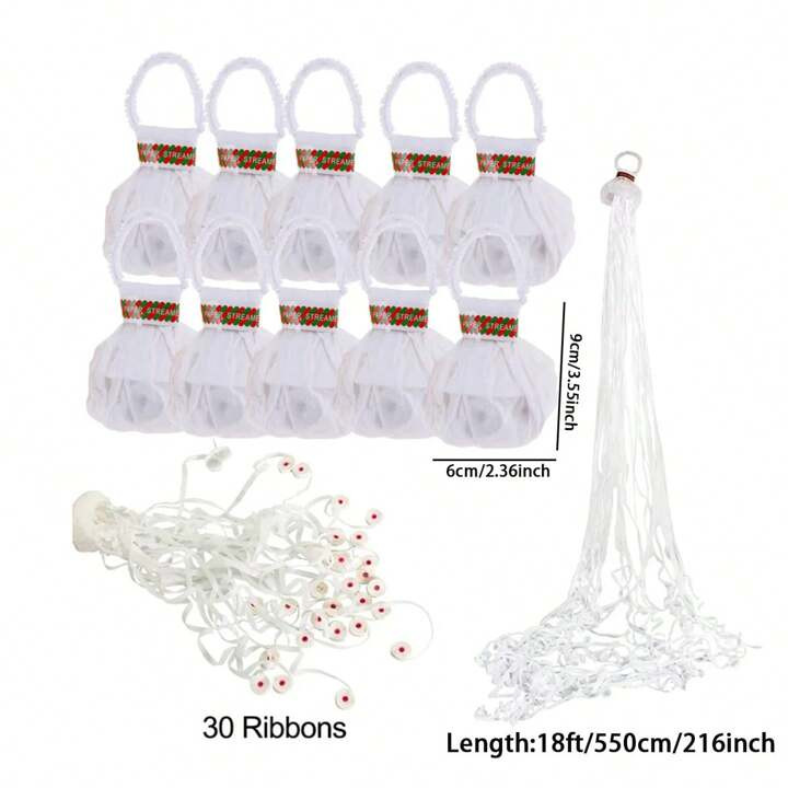 5/10pcs White/ Colorful Streamers Poppers Wedding Decorations Paper Crackers Hand Throw Confetti ... | SHEIN