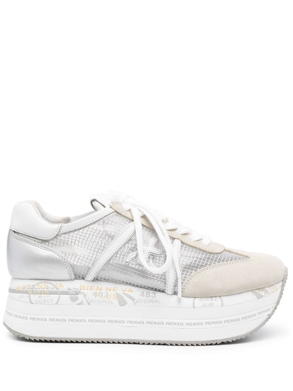 Premiata Beth platform sneakers - Grey | Farfetch Global