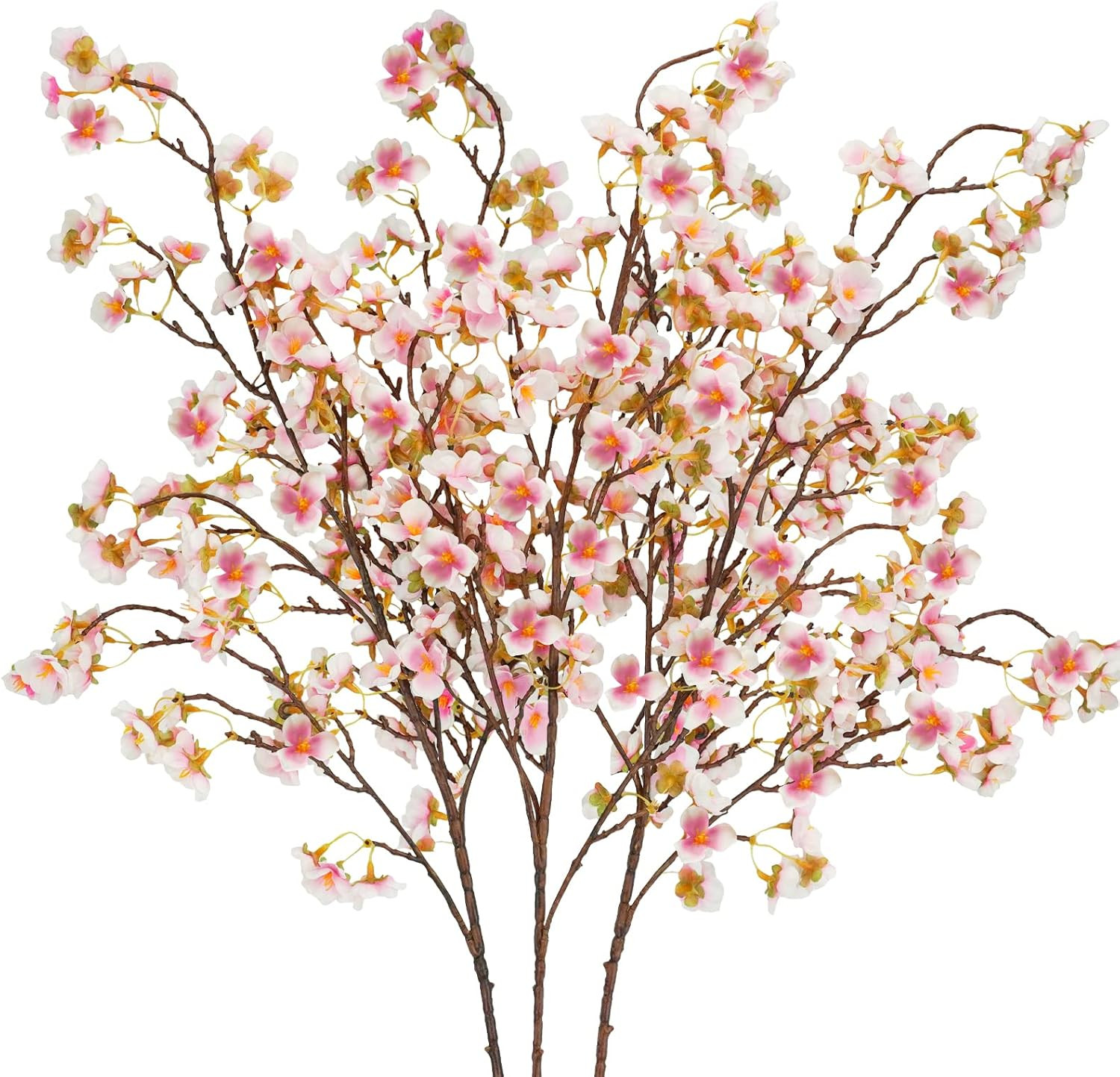 Uieke Silk Cherry Blossom Branches, 40.5in Artificial Cherry Blossom Flowers Long Stems Fake Flow... | Amazon (US)