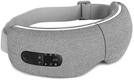 Eye Massager with Heat, Smart Eye Massager with Bluetooth Music, Foldable Heated Massager for Migrai | Amazon (US)