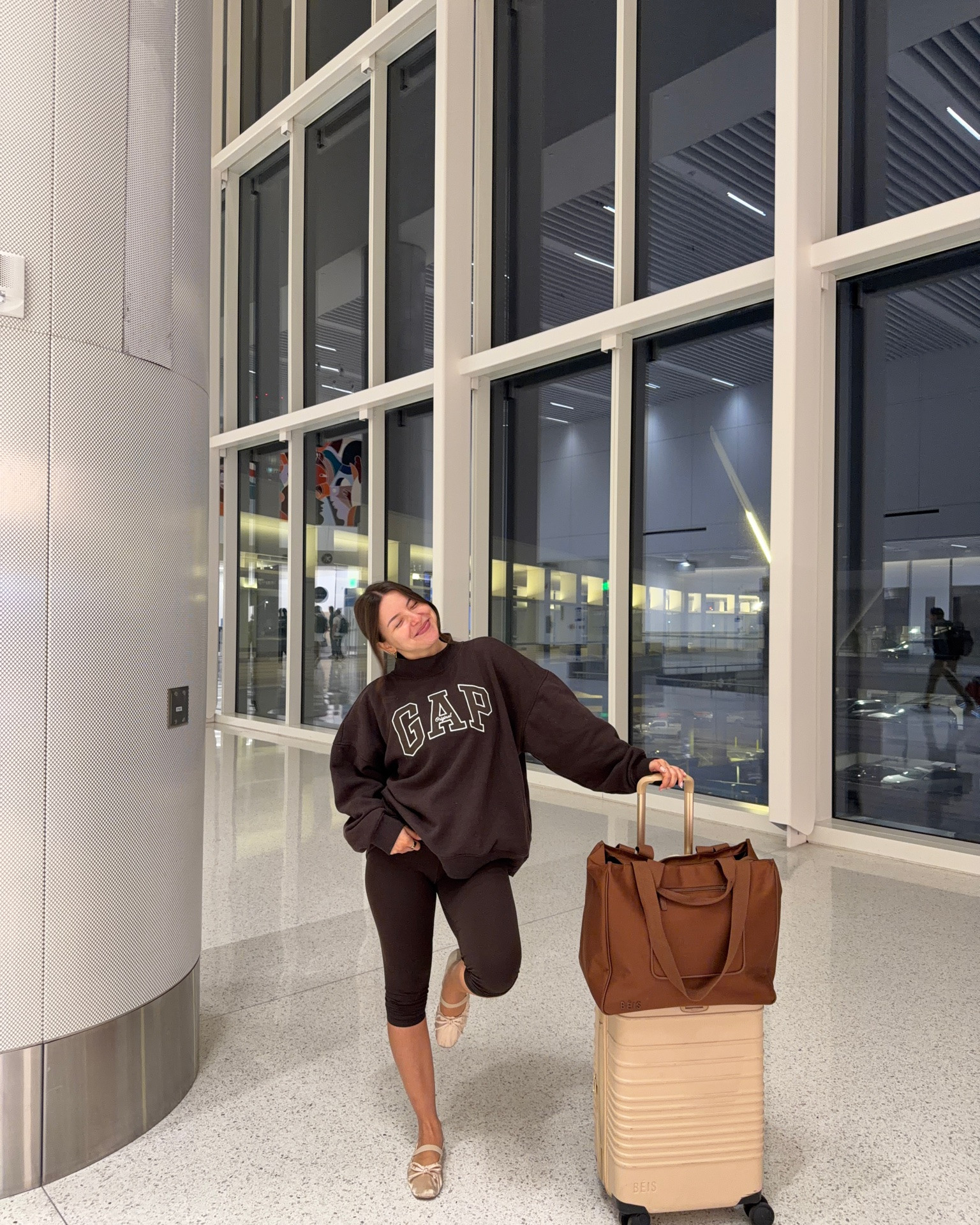 Airport outfit ☁️