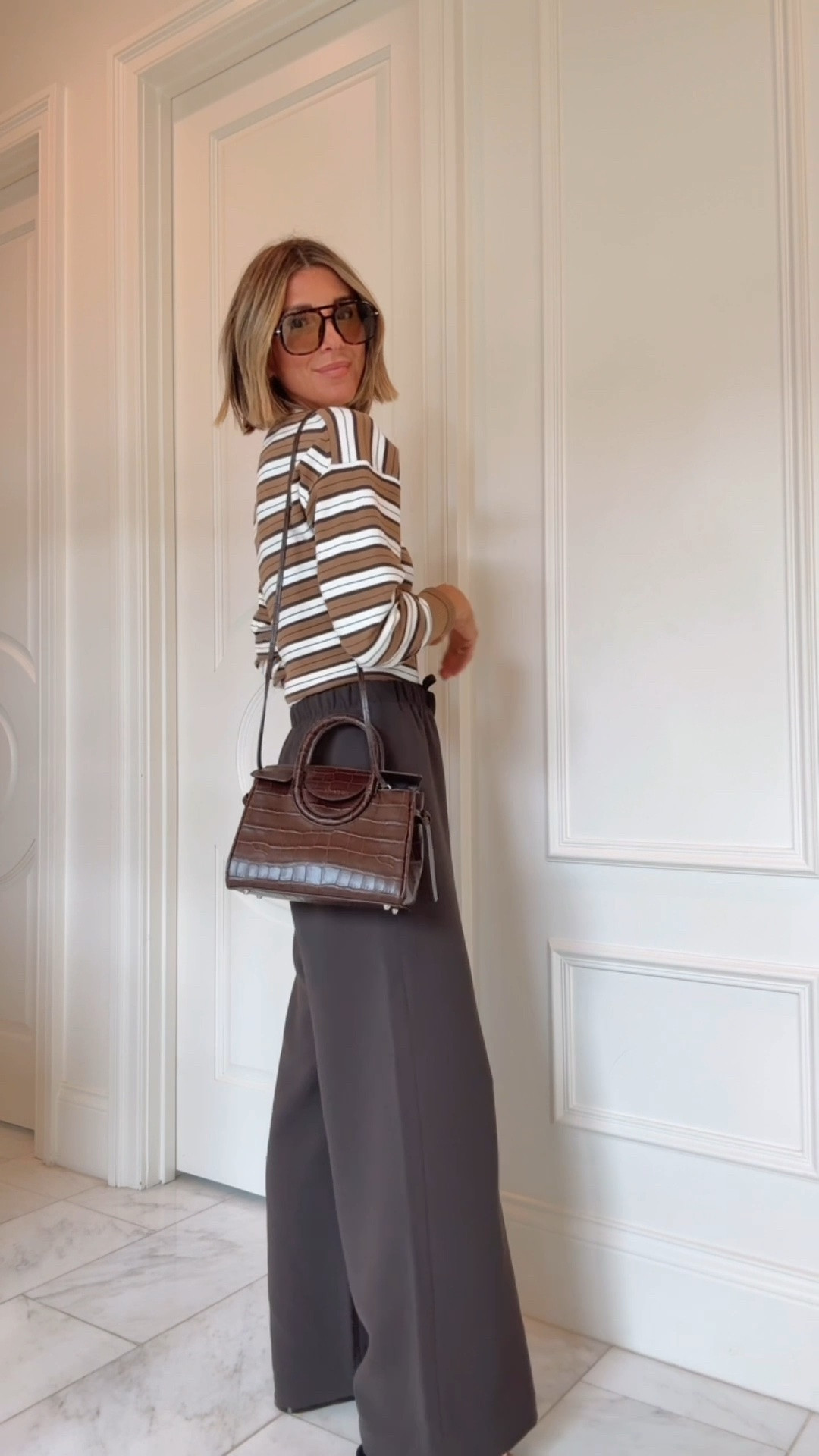 Back to school outfit for moms 

Wearing size small in all which fit tts