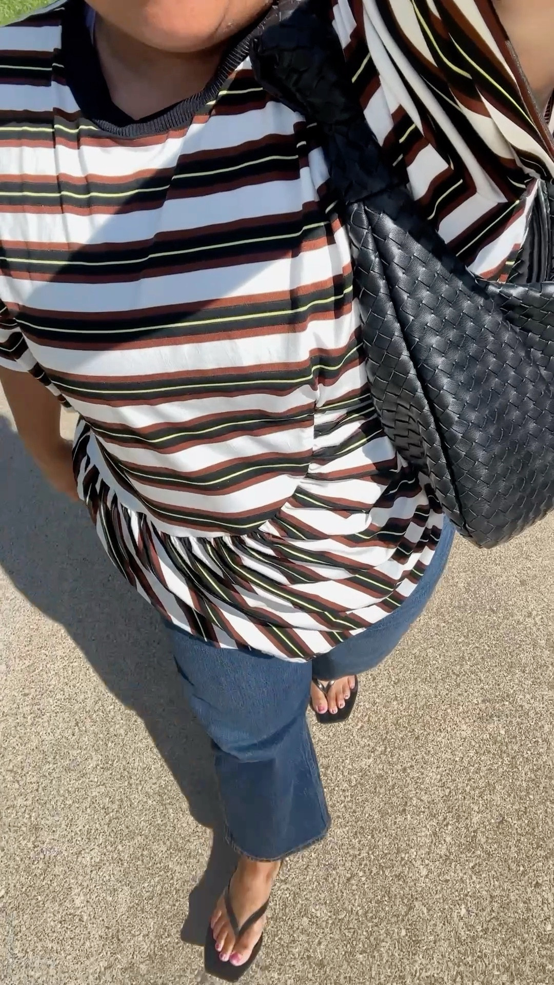 Tshirt, jeans, and flip flops are such a tried and true outfit combo.

#LTKMidsize #LTKStyleTip #LTKFindsUnder50