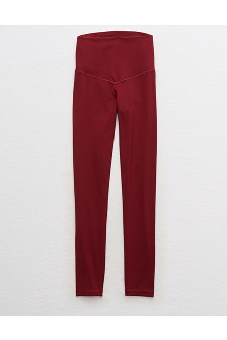 OFFLINE Real Me High Waisted Legging Women's Burgundy Ivy XL Short | American Eagle Outfitters (US & CA)