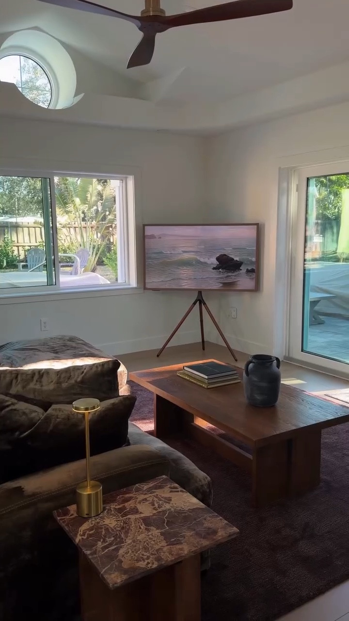 Setting up our living room with some new furniture finds!! 🤎 I was lucky enough to find this gorgeous brown rug on sale from Ashley and I paired it with a Four Hands coffee table! 

Red marble side tables: https://www.athome.com/tate-wood-stone-accent-table-cherry-red/125028531.html

#homedecor #homedecorideas #livingroomideas #interiordesign #homediy

#LTKSaleAlert #LTKdayinmylife #LTKHome
