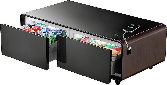 Primst Smart Refrigerator Coffee Table, Padauk | Amazon (US)