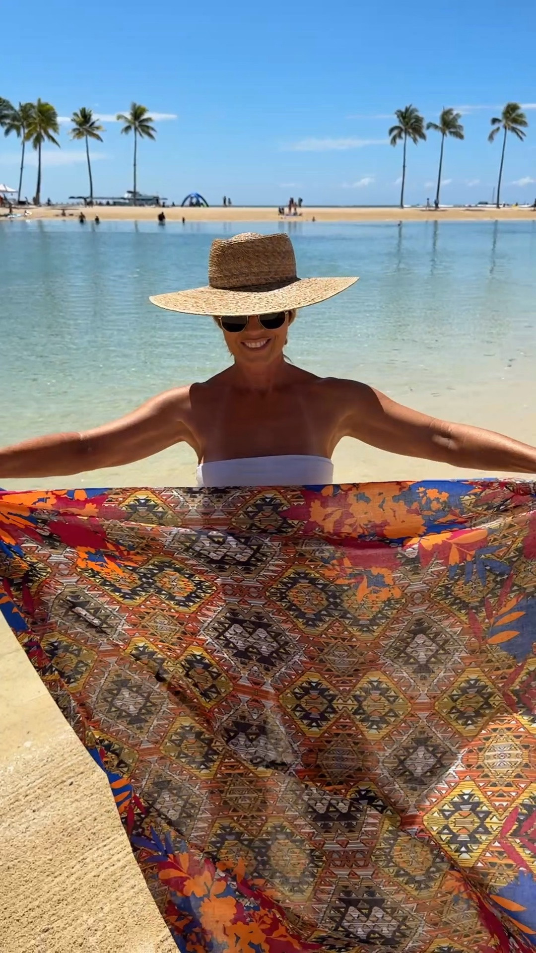 How to make a cape using a square sarong. What do you think??

#LTKNYFW #LTKU #LTKTravel