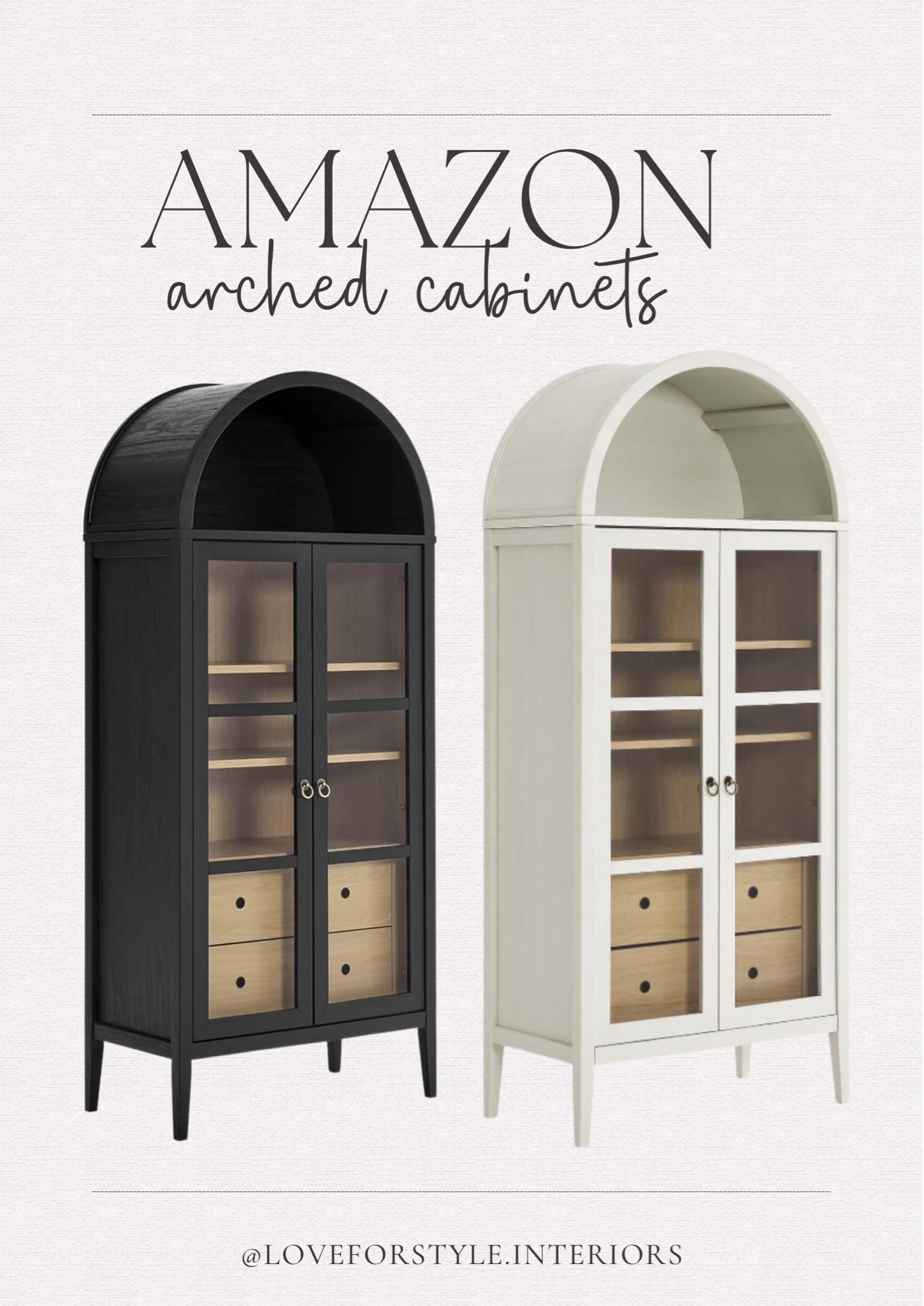 Amazon arched cabinets | Amazon home decor | Amazon decor | Arhaus similar arched cabinet 

#LTKhome #LTKsalealert #LTKSeasonal