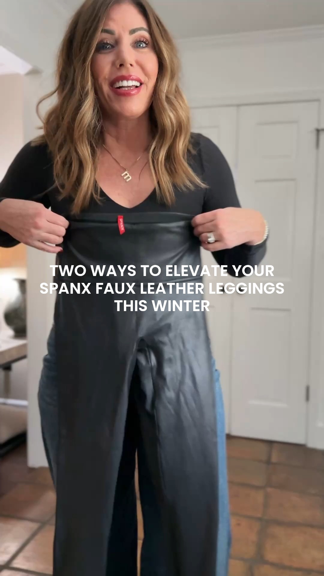 Our favorite classic spanx faux leather leggings are on sale for 50% off!!
🚨Spanx is also doing an end of season sale up to 75% off!🚨

Here are two elevated ways you can style these leggings this winter

1-knee-high boots and an oversized sweater take it a step further with an oversized blazer

2-again with the oversized sweater, but change up the shoes for some edgy Doc Martin, Chelsea boots & again with the oversized blazer.

There are endless ways you can style these leggings. They are high-rise and super comfy and so flattering. They smooth out everything! if you’ve never gotten a pair of Spanx, now is your time! they are 50% off!
I do suggest sizing up one size as they are very compressive.

Oversized sweater from Amazon the quality is amazing! It’s a lightweight and very stretchy and cozy. I sized up to a large but definitely could’ve stuck with my true size medium. It comes in a ton of colors.

Oversized blazer is on sale 40% off plus an extra 10% off for card holders. I am wearing a medium.

Knee-high boots are no longer available, but I will link similar options

Doc Martin Chelsea boots are so good! I just got these. They’re very comfortable and they’re so versatile you can style them so many different ways! true to size.

This black Crossbody bag is from Amazon. It is a look for less to the horse Clementine.

#LTKFindsUnder50 #LTKSaleAlert #LTKOver40