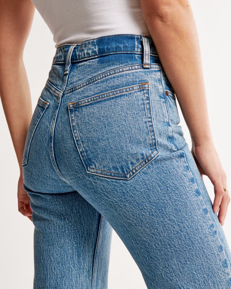 Women's High Rise 90s Relaxed Jean | Women's | Abercrombie.com | Abercrombie & Fitch (US)