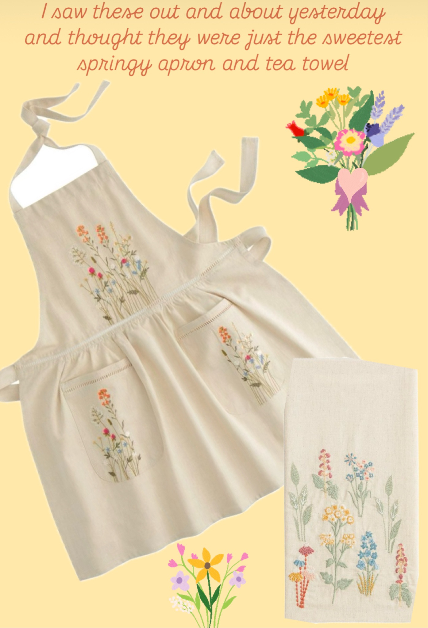 Saw these out and about yesterday and I thought they were so charming!  They gave me a little breath of fresh spring air in cold JANUARY!  Embroidered flowers for the win!  And what a great gift! 

#LTKSeasonal #LTKFindsUnder50 #LTKGiftGuide