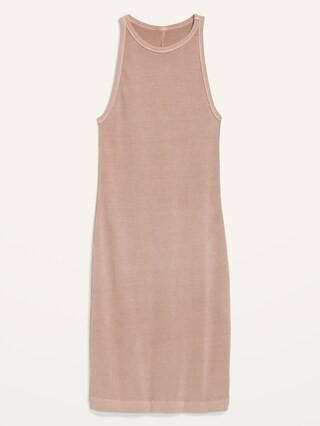 Fitted Sleeveless Rib-Knit Mini Dress for Women | Old Navy (US)