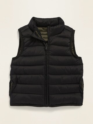Frost-Free Solid Puffer Vest for Toddler Boys | Old Navy (CA)