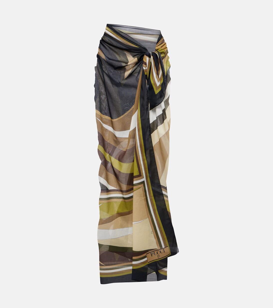 Cigni-printed cotton beach cover-up | Mytheresa (US/CA)